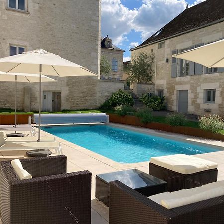 La Villa Lombardi En Champagne, Avec Piscine Privee Et Jacuzzi Les Riceys Exteriör bild