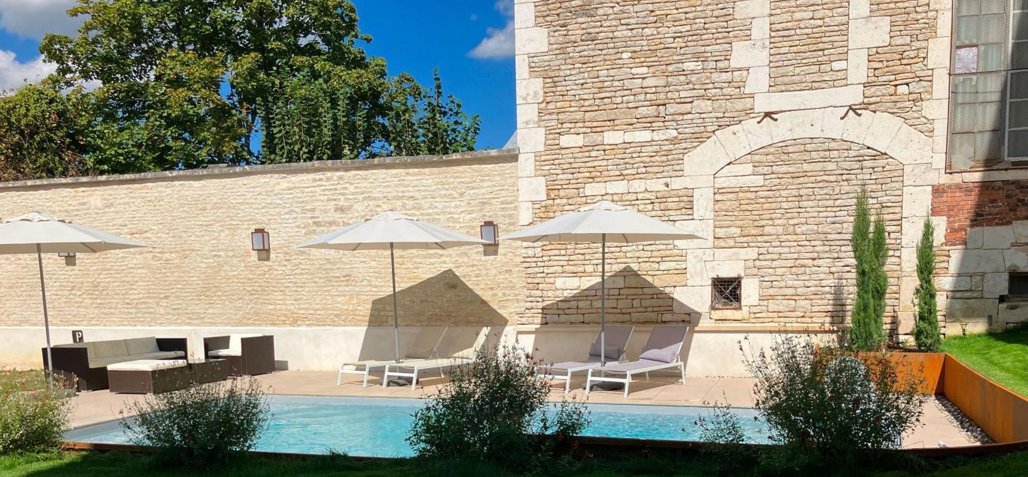 La Villa Lombardi En Champagne, Avec Piscine Privee Et Jacuzzi Les Riceys Exteriör bild