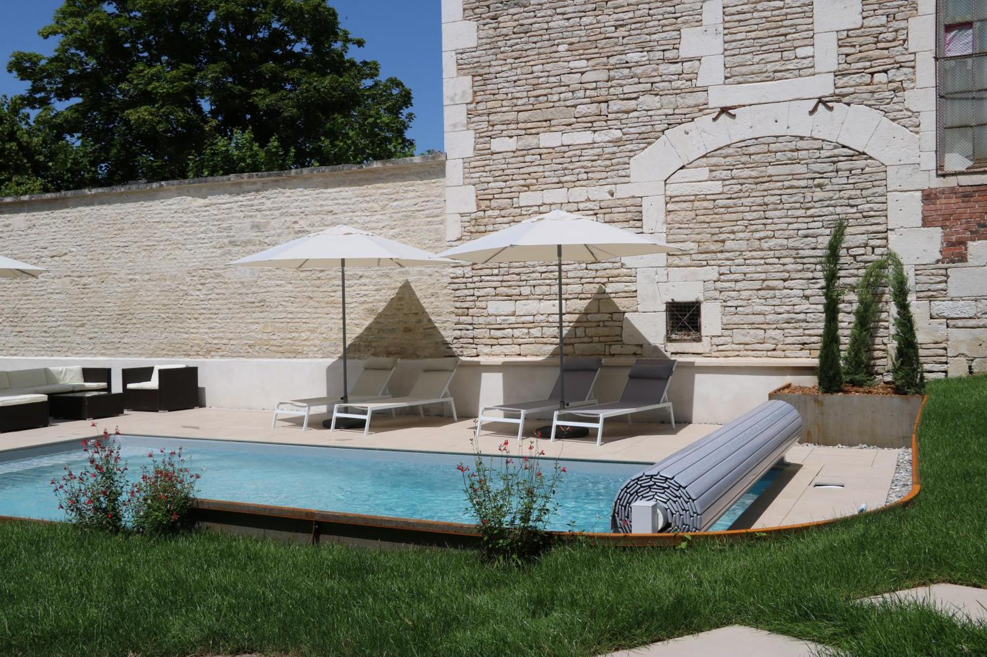 La Villa Lombardi En Champagne, Avec Piscine Privee Et Jacuzzi Les Riceys Exteriör bild