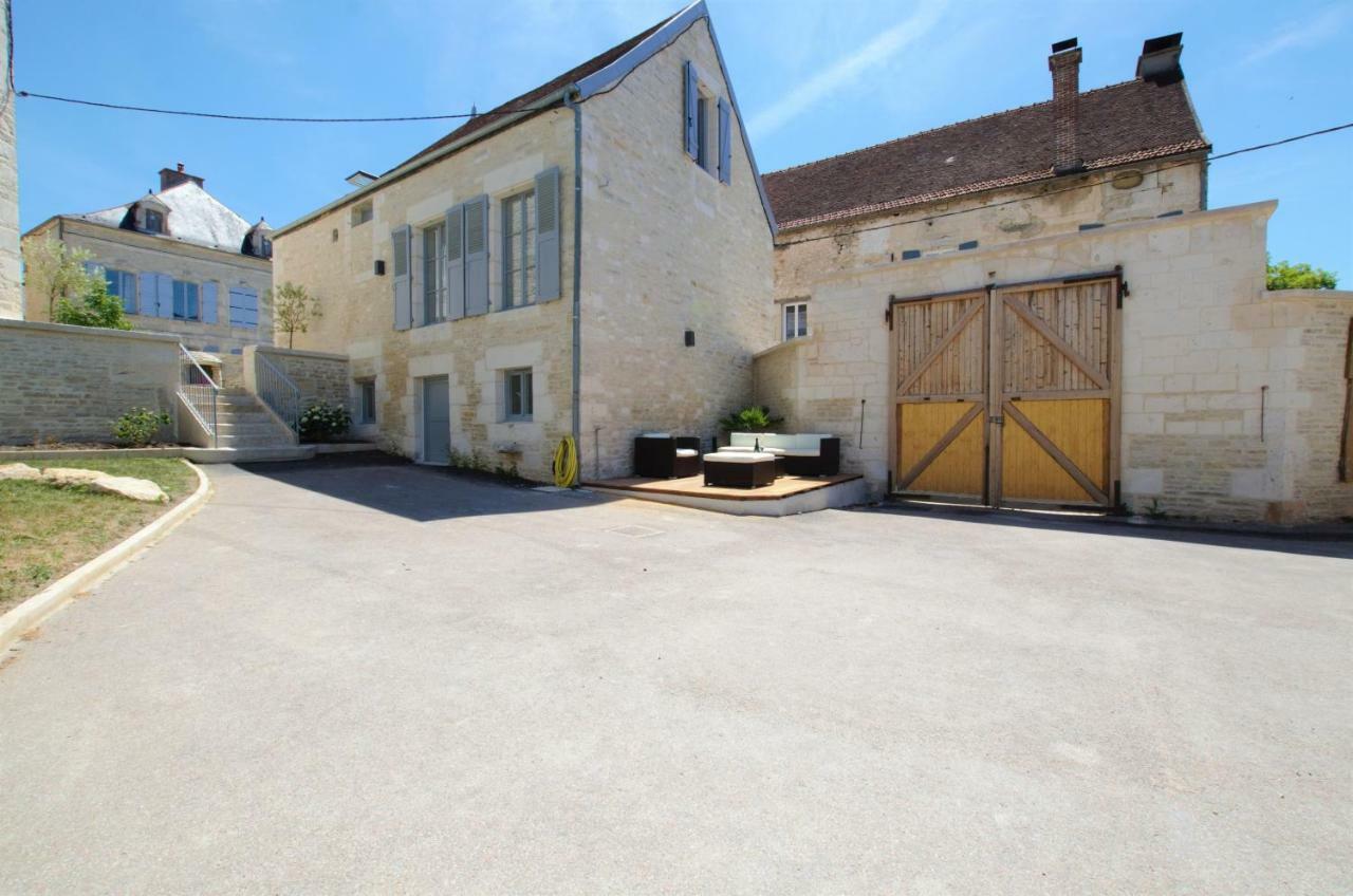 La Villa Lombardi En Champagne, Avec Piscine Privee Et Jacuzzi Les Riceys Exteriör bild